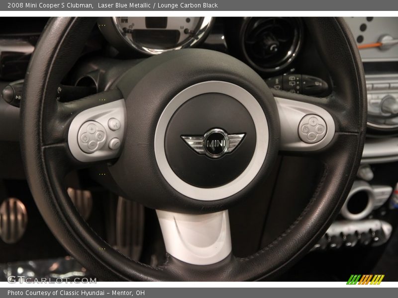Laser Blue Metallic / Lounge Carbon Black 2008 Mini Cooper S Clubman