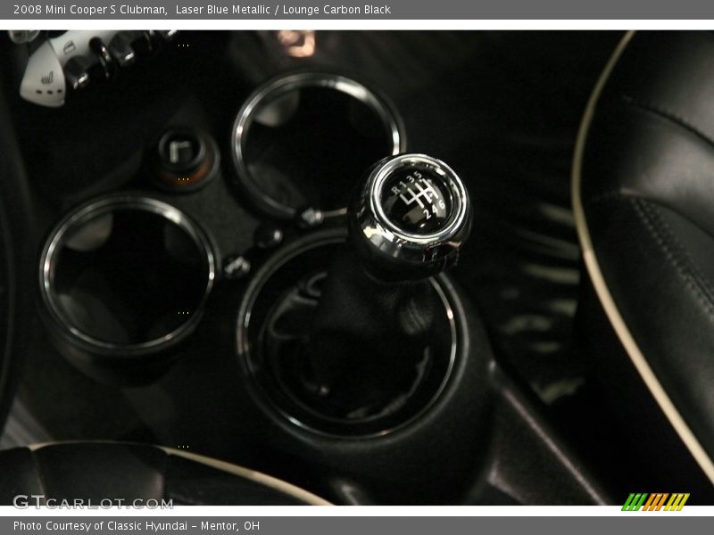 Laser Blue Metallic / Lounge Carbon Black 2008 Mini Cooper S Clubman