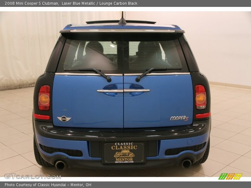 Laser Blue Metallic / Lounge Carbon Black 2008 Mini Cooper S Clubman