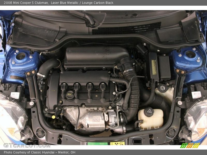 Laser Blue Metallic / Lounge Carbon Black 2008 Mini Cooper S Clubman