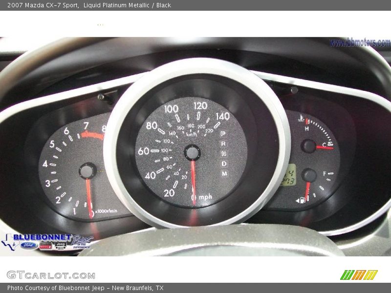 Liquid Platinum Metallic / Black 2007 Mazda CX-7 Sport