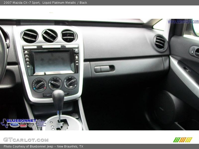 Liquid Platinum Metallic / Black 2007 Mazda CX-7 Sport