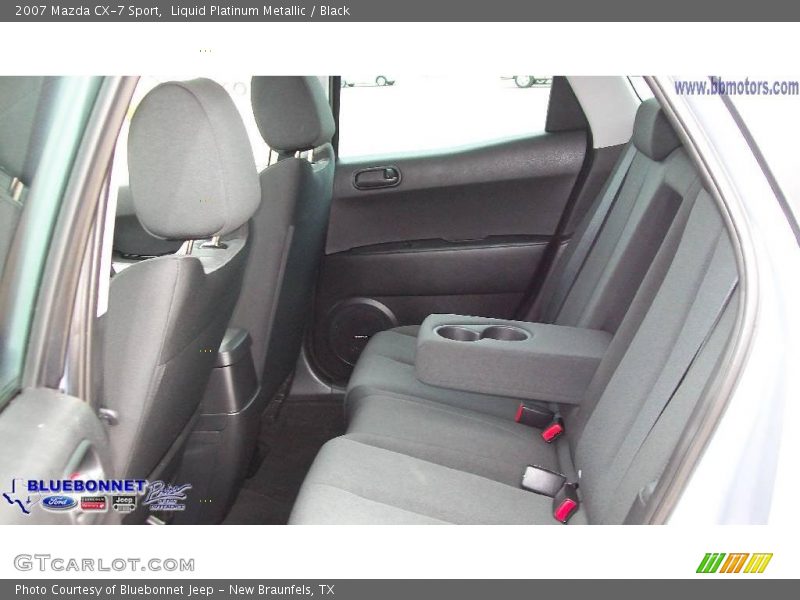 Liquid Platinum Metallic / Black 2007 Mazda CX-7 Sport