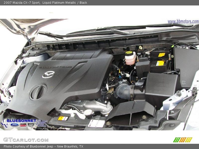 Liquid Platinum Metallic / Black 2007 Mazda CX-7 Sport