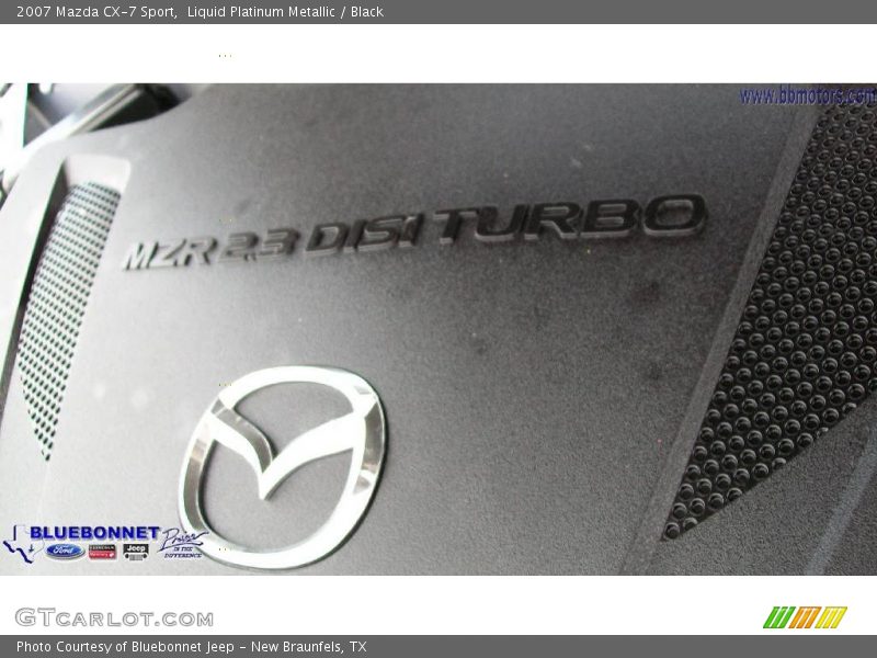 Liquid Platinum Metallic / Black 2007 Mazda CX-7 Sport