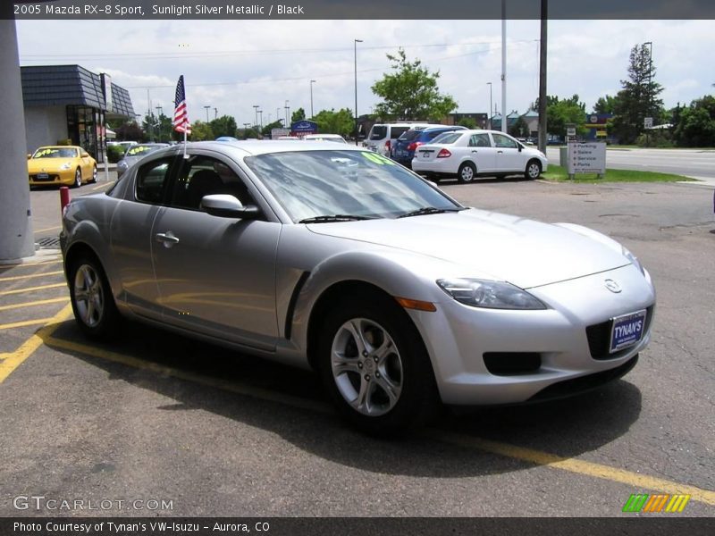 Sunlight Silver Metallic / Black 2005 Mazda RX-8 Sport