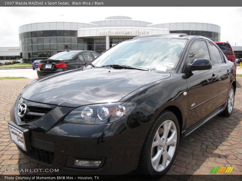 Black Mica / Black 2007 Mazda MAZDA3 s Sport Sedan