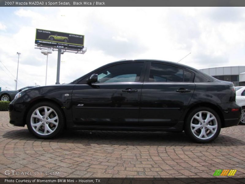 Black Mica / Black 2007 Mazda MAZDA3 s Sport Sedan