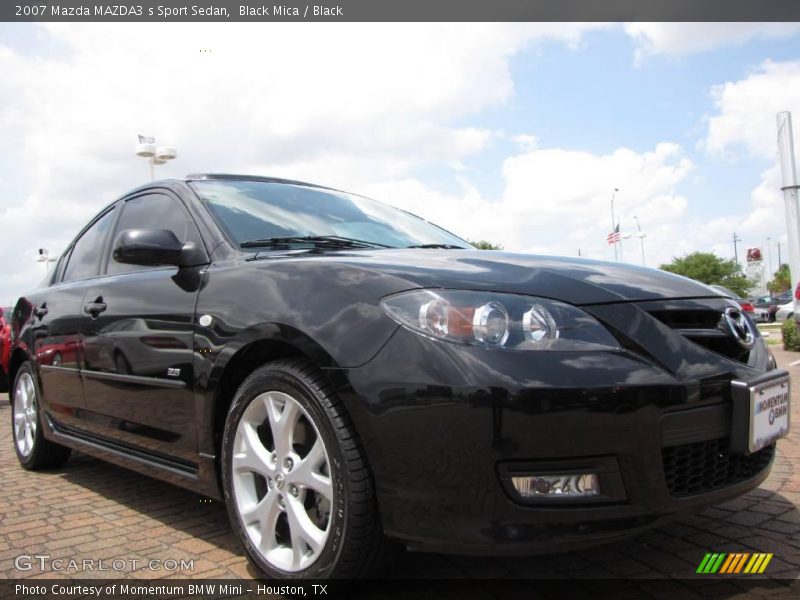 Black Mica / Black 2007 Mazda MAZDA3 s Sport Sedan