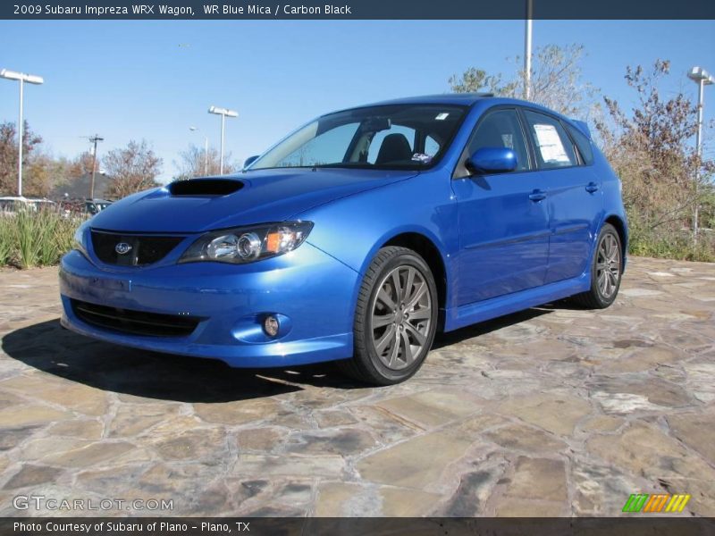WR Blue Mica / Carbon Black 2009 Subaru Impreza WRX Wagon