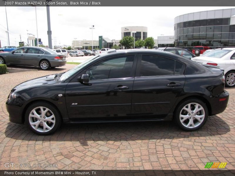 Black Mica / Black 2007 Mazda MAZDA3 s Sport Sedan