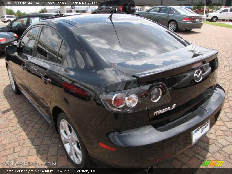 Black Mica / Black 2007 Mazda MAZDA3 s Sport Sedan