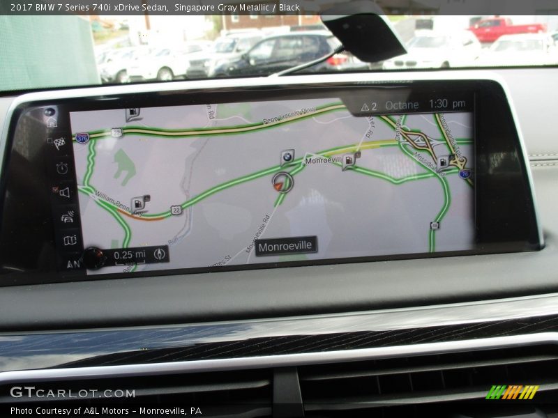 Singapore Gray Metallic / Black 2017 BMW 7 Series 740i xDrive Sedan
