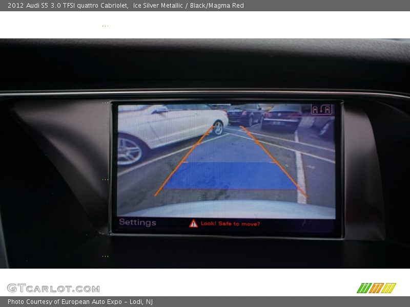 Ice Silver Metallic / Black/Magma Red 2012 Audi S5 3.0 TFSI quattro Cabriolet