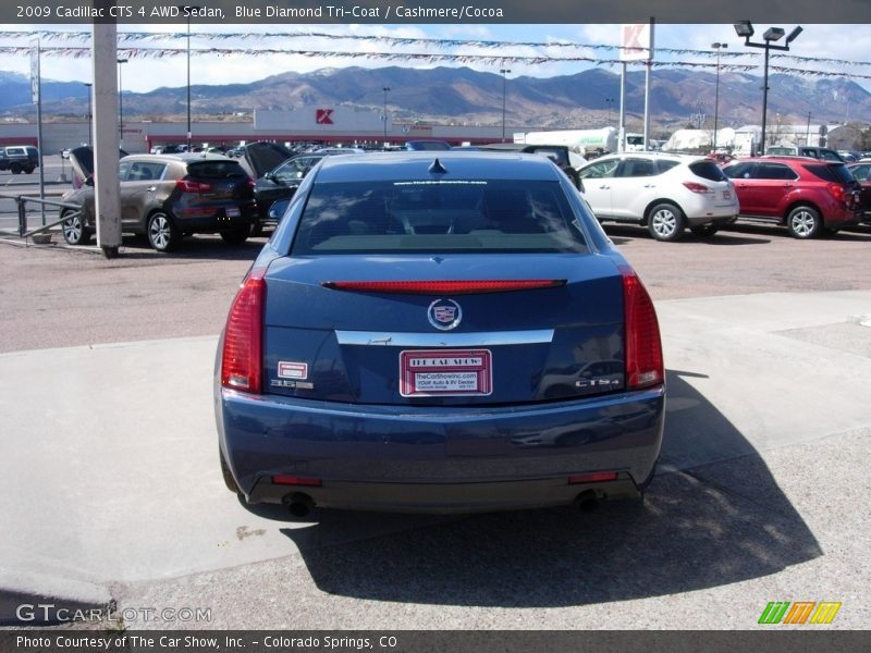 Blue Diamond Tri-Coat / Cashmere/Cocoa 2009 Cadillac CTS 4 AWD Sedan