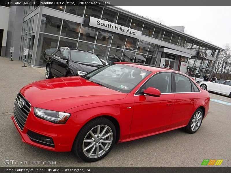 Brilliant Red / Black 2015 Audi A4 2.0T Premium Plus quattro