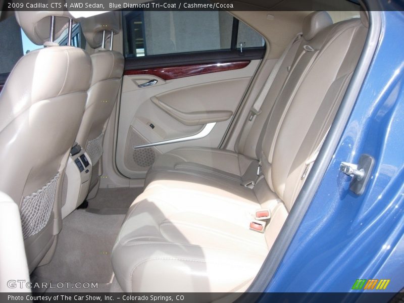 Blue Diamond Tri-Coat / Cashmere/Cocoa 2009 Cadillac CTS 4 AWD Sedan