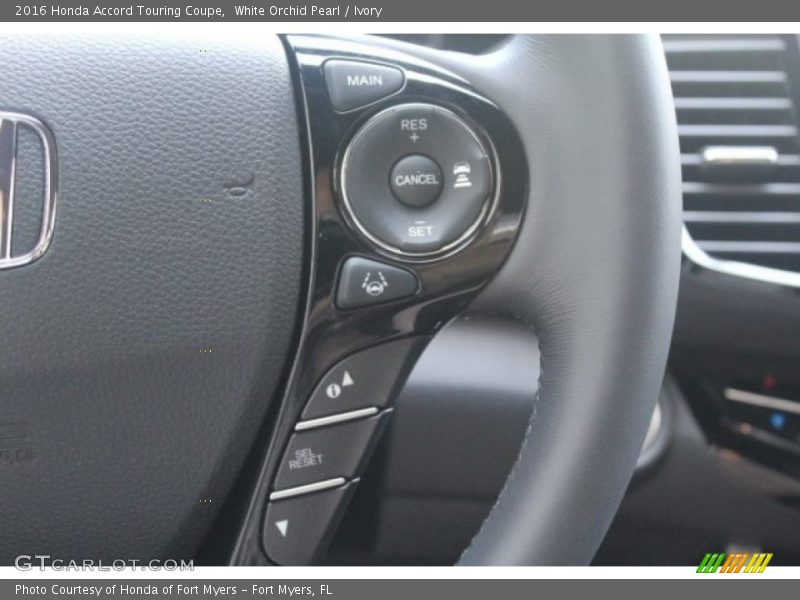 White Orchid Pearl / Ivory 2016 Honda Accord Touring Coupe