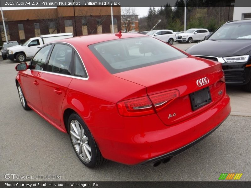 Brilliant Red / Black 2015 Audi A4 2.0T Premium Plus quattro