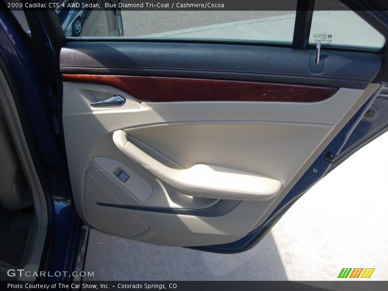 Blue Diamond Tri-Coat / Cashmere/Cocoa 2009 Cadillac CTS 4 AWD Sedan