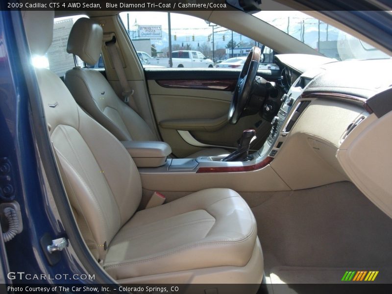 Blue Diamond Tri-Coat / Cashmere/Cocoa 2009 Cadillac CTS 4 AWD Sedan