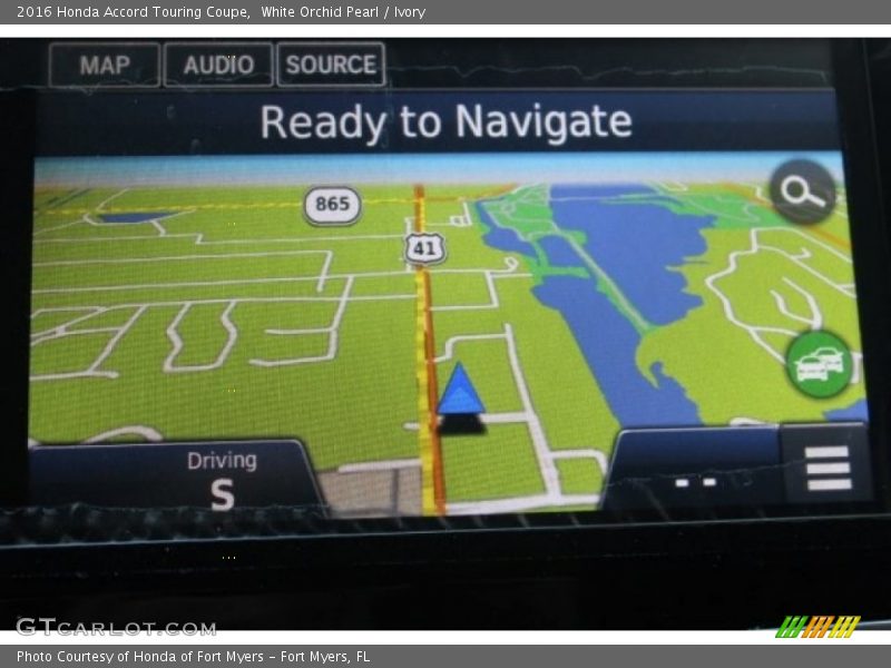 White Orchid Pearl / Ivory 2016 Honda Accord Touring Coupe