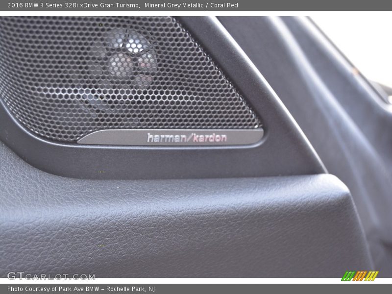 Mineral Grey Metallic / Coral Red 2016 BMW 3 Series 328i xDrive Gran Turismo