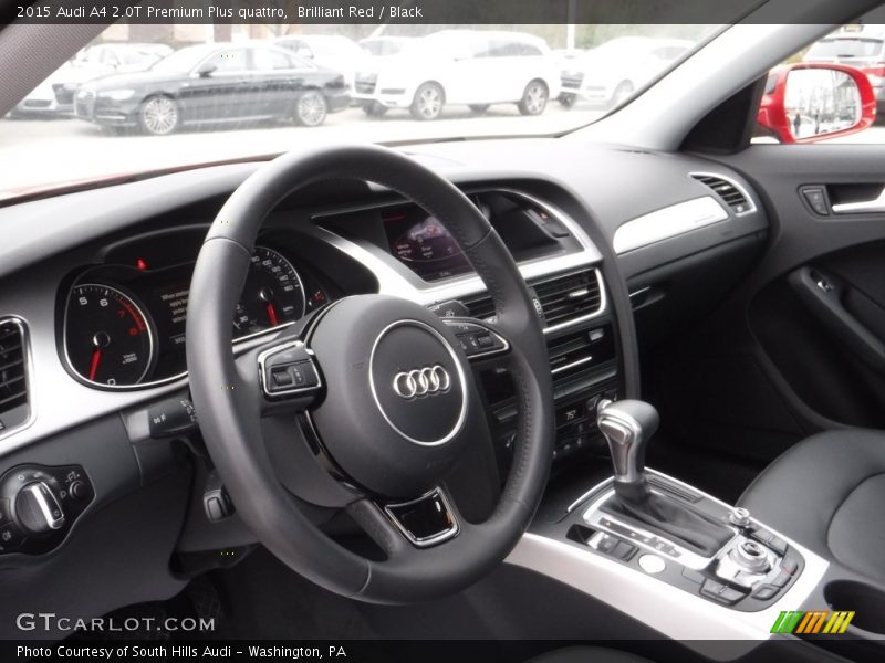 Brilliant Red / Black 2015 Audi A4 2.0T Premium Plus quattro