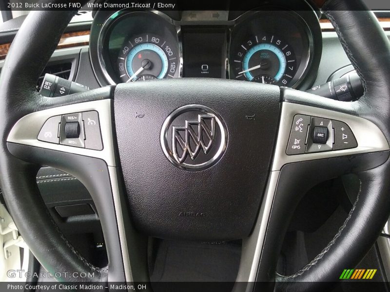 White Diamond Tricoat / Ebony 2012 Buick LaCrosse FWD