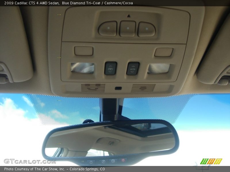 Blue Diamond Tri-Coat / Cashmere/Cocoa 2009 Cadillac CTS 4 AWD Sedan