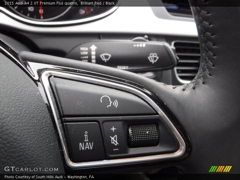 Brilliant Red / Black 2015 Audi A4 2.0T Premium Plus quattro