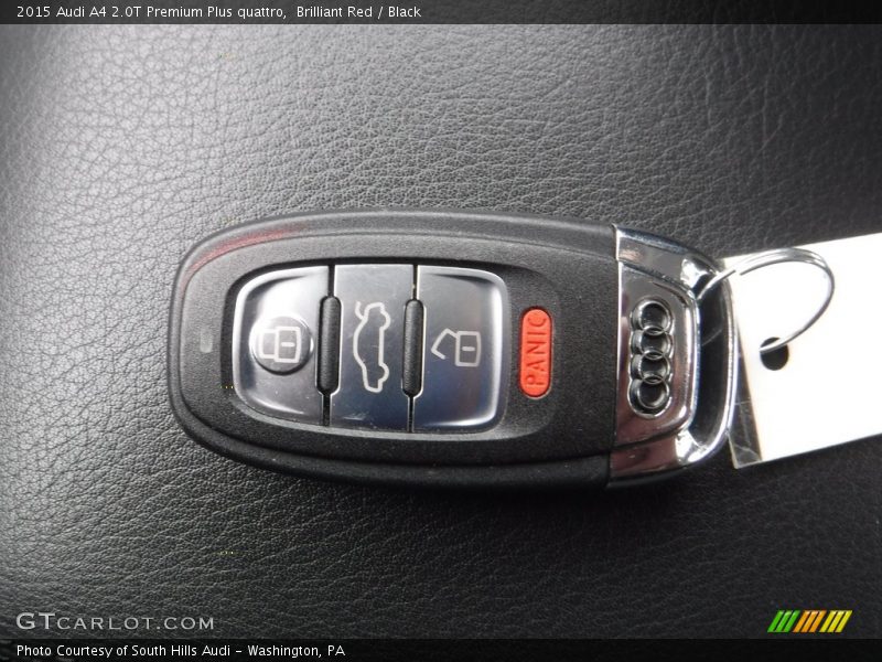Brilliant Red / Black 2015 Audi A4 2.0T Premium Plus quattro