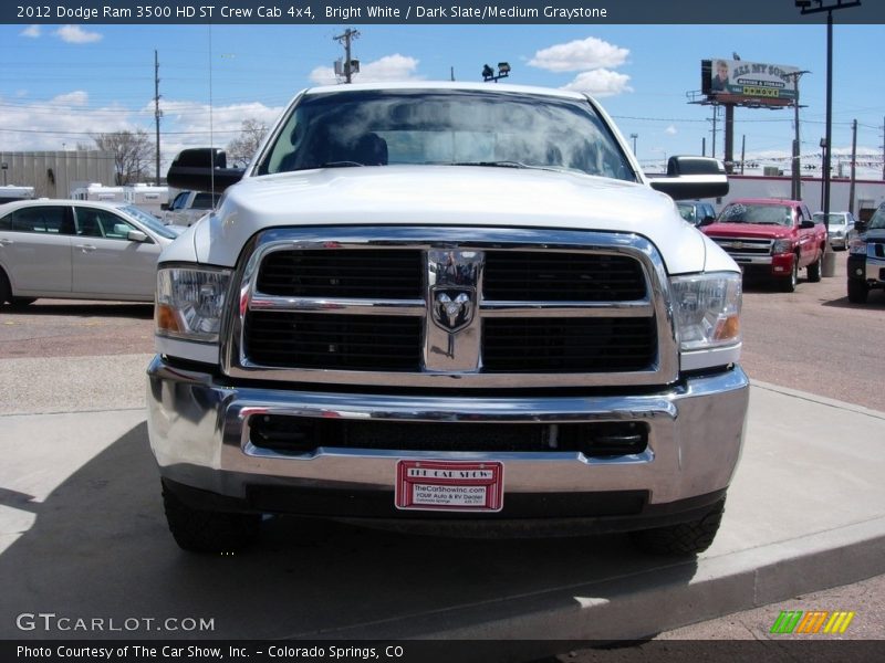 Bright White / Dark Slate/Medium Graystone 2012 Dodge Ram 3500 HD ST Crew Cab 4x4