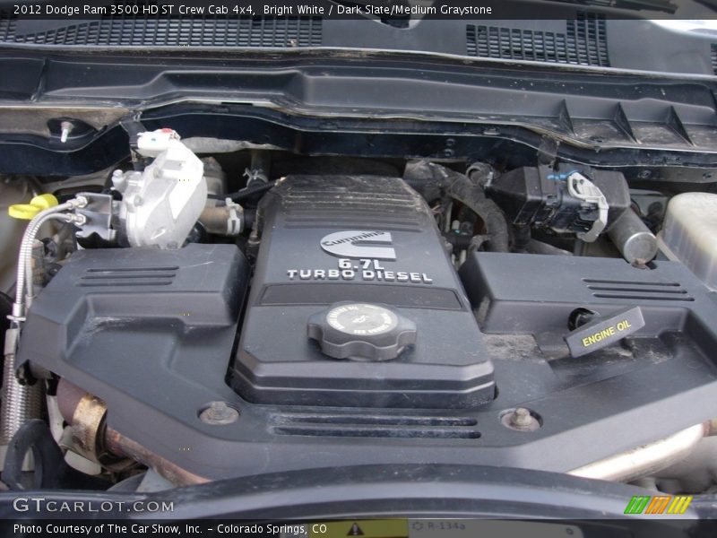 Bright White / Dark Slate/Medium Graystone 2012 Dodge Ram 3500 HD ST Crew Cab 4x4