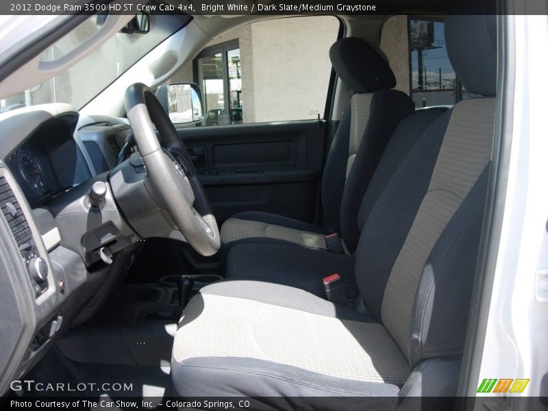 Bright White / Dark Slate/Medium Graystone 2012 Dodge Ram 3500 HD ST Crew Cab 4x4