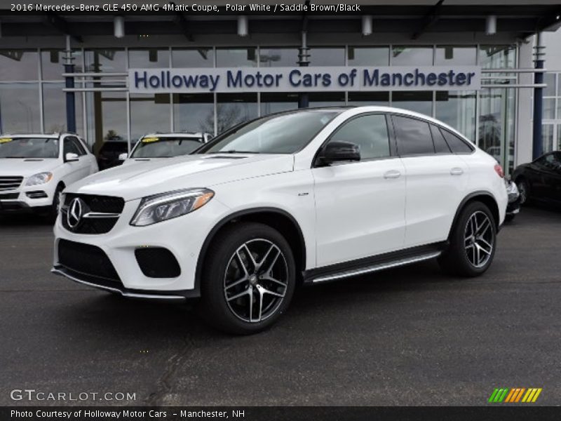 Polar White / Saddle Brown/Black 2016 Mercedes-Benz GLE 450 AMG 4Matic Coupe