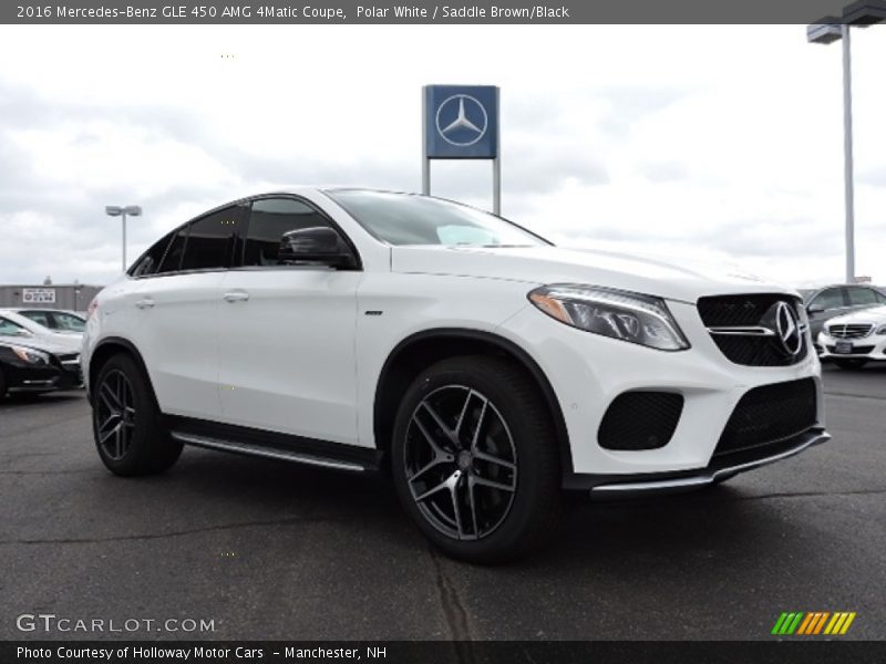 Polar White / Saddle Brown/Black 2016 Mercedes-Benz GLE 450 AMG 4Matic Coupe