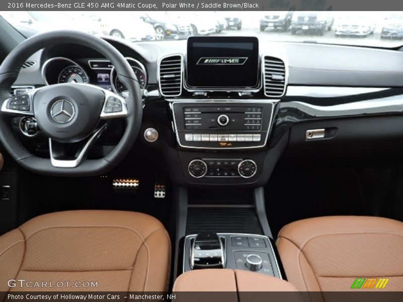 Polar White / Saddle Brown/Black 2016 Mercedes-Benz GLE 450 AMG 4Matic Coupe