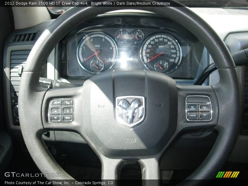 Bright White / Dark Slate/Medium Graystone 2012 Dodge Ram 3500 HD ST Crew Cab 4x4