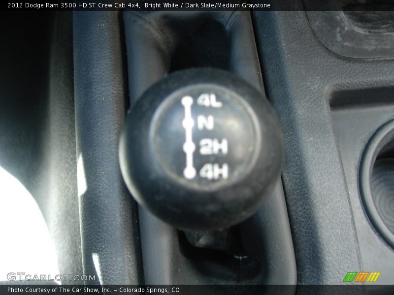 Bright White / Dark Slate/Medium Graystone 2012 Dodge Ram 3500 HD ST Crew Cab 4x4