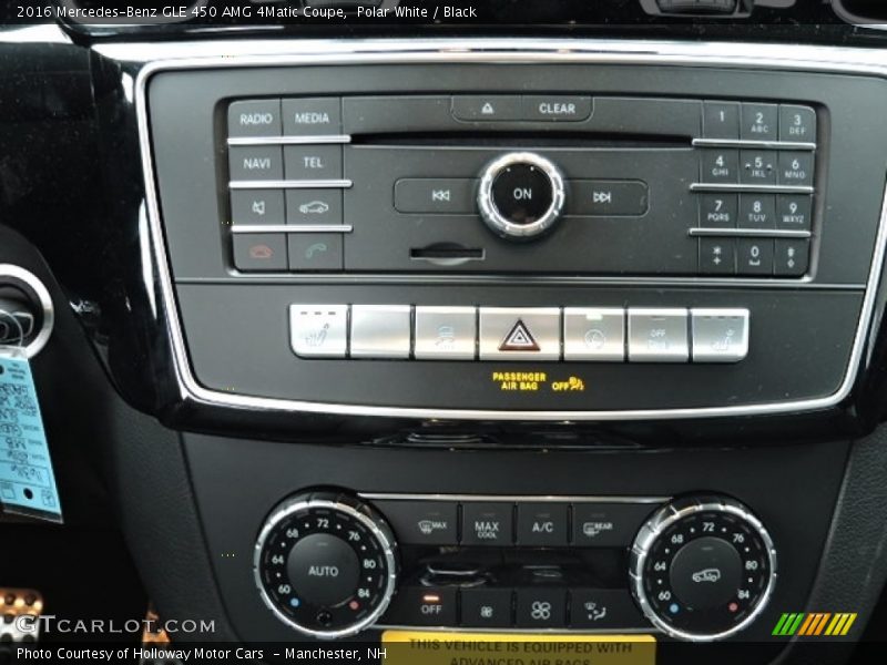 Polar White / Black 2016 Mercedes-Benz GLE 450 AMG 4Matic Coupe