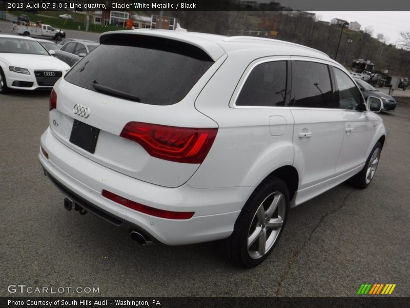 Glacier White Metallic / Black 2013 Audi Q7 3.0 S Line quattro