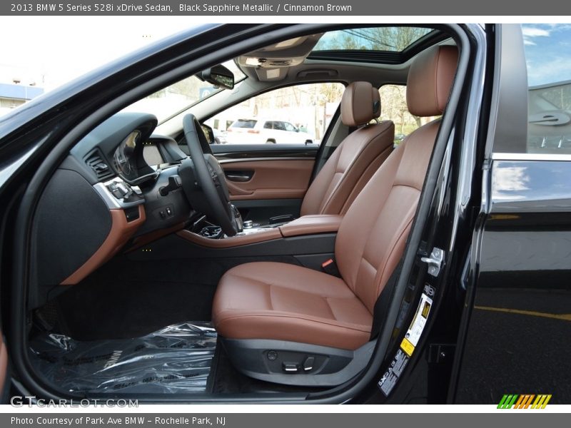 Black Sapphire Metallic / Cinnamon Brown 2013 BMW 5 Series 528i xDrive Sedan