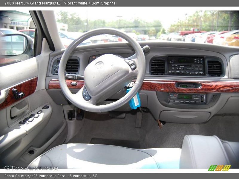 Vibrant White / Light Graphite 2000 Mercury Grand Marquis LS