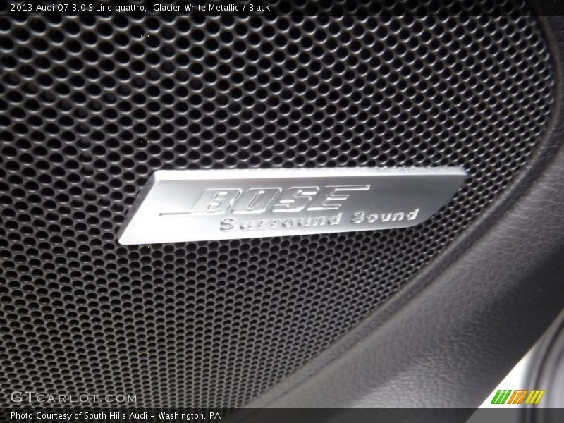 Glacier White Metallic / Black 2013 Audi Q7 3.0 S Line quattro