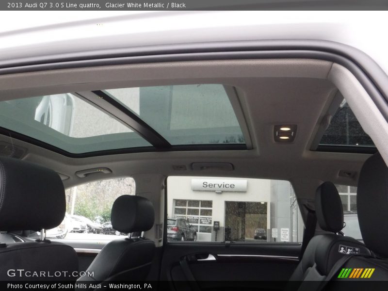 Glacier White Metallic / Black 2013 Audi Q7 3.0 S Line quattro