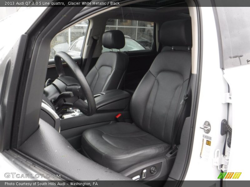Glacier White Metallic / Black 2013 Audi Q7 3.0 S Line quattro