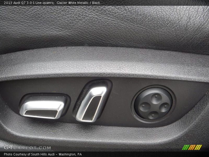 Glacier White Metallic / Black 2013 Audi Q7 3.0 S Line quattro