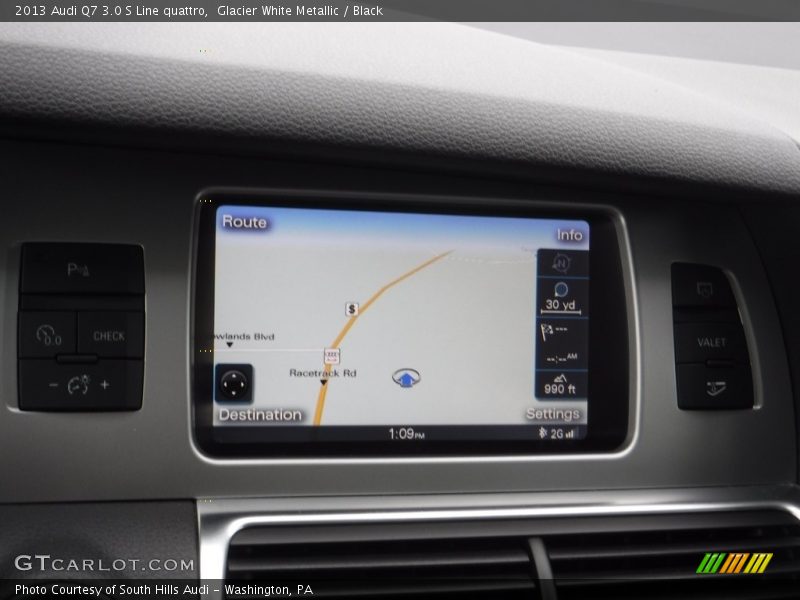 Glacier White Metallic / Black 2013 Audi Q7 3.0 S Line quattro