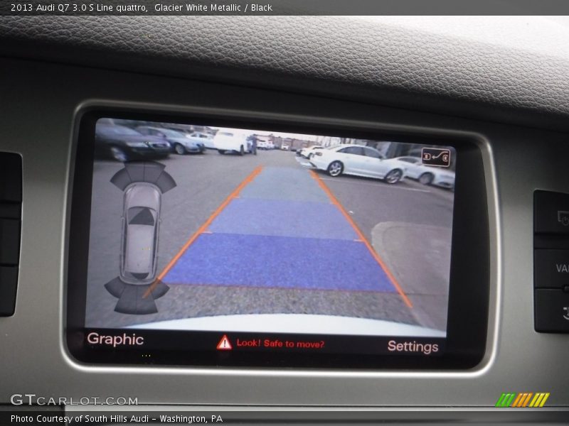 Glacier White Metallic / Black 2013 Audi Q7 3.0 S Line quattro